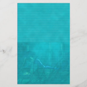 Lined Mermaid Stationery Briefpapier