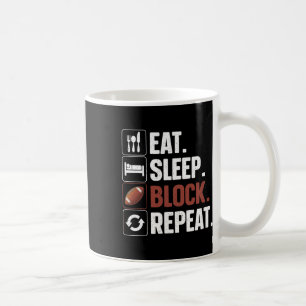 Lineman Art for Men Women Football Player Offensiv Kaffeetasse