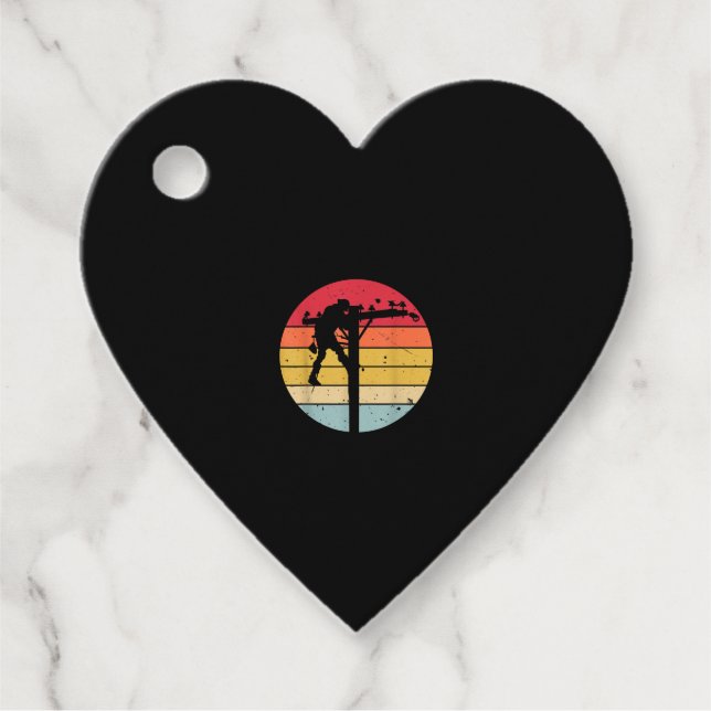 Lineman Electrician Gift Geschenkanhänger (Vorderseite)