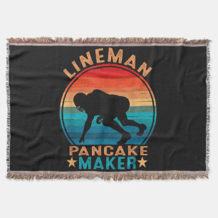 Lineman Pancake Maker - Amerikanischer Football Decke