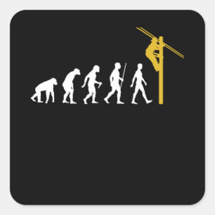 Lineman Quadratischer Aufkleber