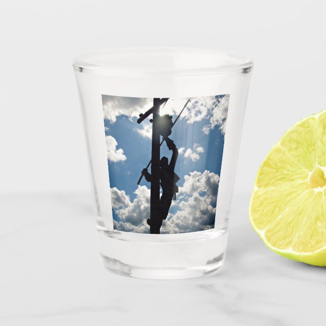 Lineman Schnapsglas (Vorderseite)
