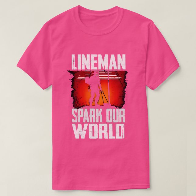 Lineman Spark Our World 1 T-Shirt (Design vorne)