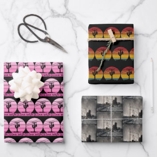 Lineman und Linefrau Themed Wrapping Paper Geschenkpapier Set