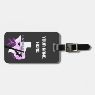 Linemen über Texas Graphic Gepäckanhänger