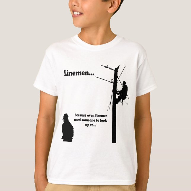 Linemen wegen T-Shirt (Vorderseite)