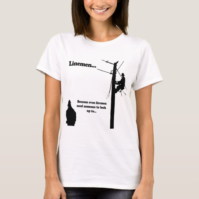 Linemen wegen T-Shirt (Vorderseite)