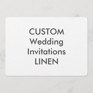 LINEN 100lb 7" x 5" Einladungen für Hochzeiten