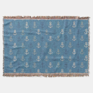 Linen Anker auf Blue Decke