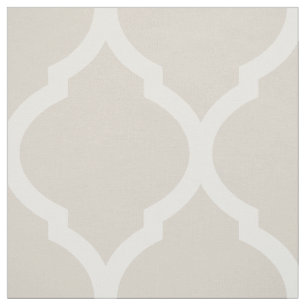 Linen Beige marokkanische Quartieren Große Größe Stoff