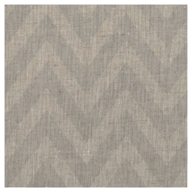 Linen Beige Moderne Zickzack große Größe Stoff (Muster)