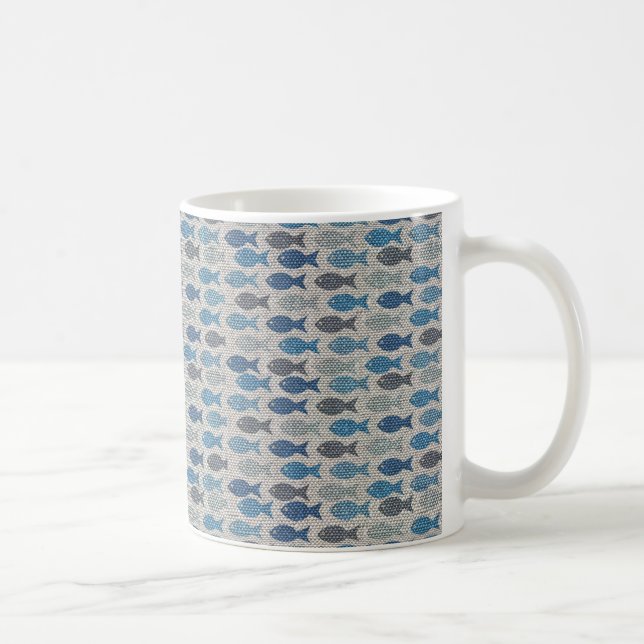 Linen Fish Tasse (Rechts)