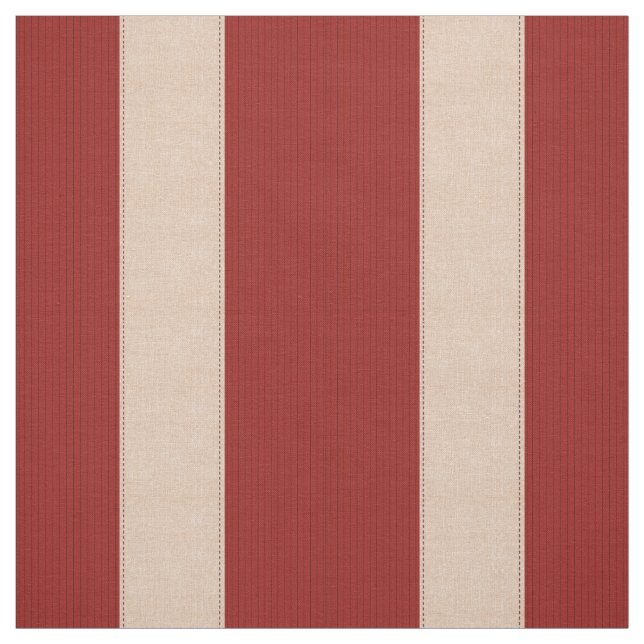Linen Look Red Stripes Muster Stoff (Muster)