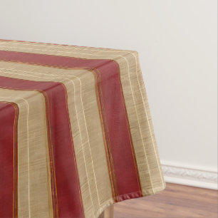 Linen Luxury Trendy Burgundy Gold Collection Tischdecke