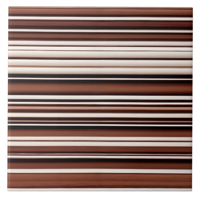 Linen Luxus moderne braune Textur Kollektion Fliese (Vorderseite)