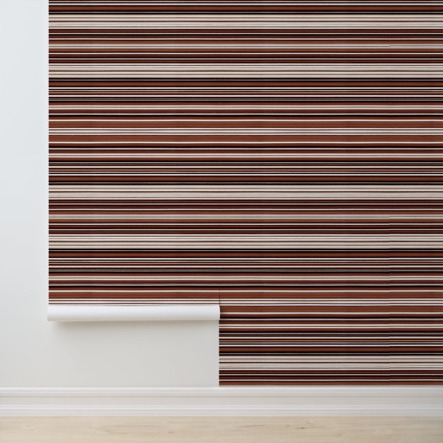 Linen Luxus moderne braune Textur Kollektion Tapete (Anwendung)