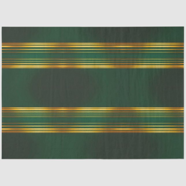 Linen Luxus Trendy Green Gold Texture Collection Seidenpapier (Vorderseite)