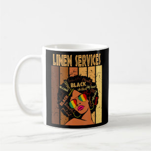 Linen Services Afro Afro American Black History Kaffeetasse