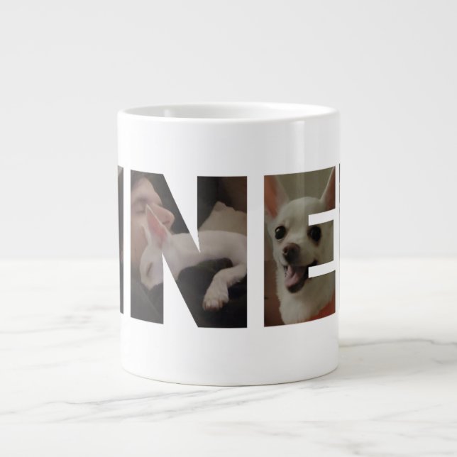 Linen Specialty Mug Jumbo-Tasse (Vorderseite)