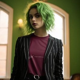 Linen Stitch Knittern T-Shirt