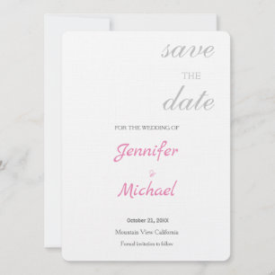 Linen Wedding Beruflich Minimalistisch Moderne Sch Save The Date