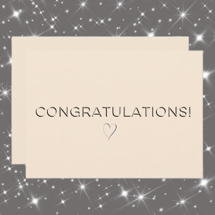 Linenfarbe Eleganter Jeder Anlass Glückwunsch flac Karte