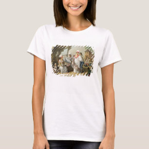 Linenmarkt, Roseau, Dominica, c.1780 (Öl auf Dosen T-Shirt