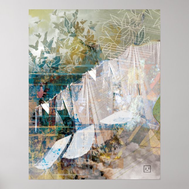 Lines Art Print Poster (Vorne)