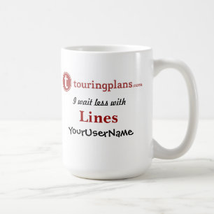 Lines Classic White 15 oz. Tasse