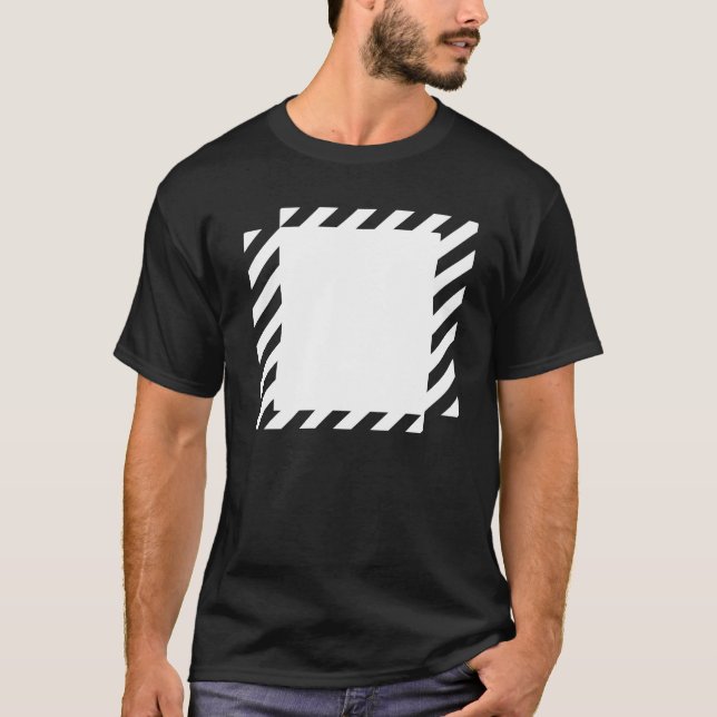  lines squares design T-Shirt (Vorderseite)