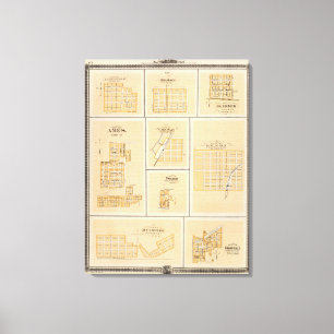 Lineville, Derby, Glidden, Ames, Conway Leinwanddruck