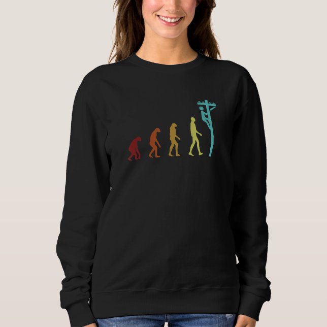 Lineworker Wiremen Worker El Evolution Sweatshirt (Vorderseite)