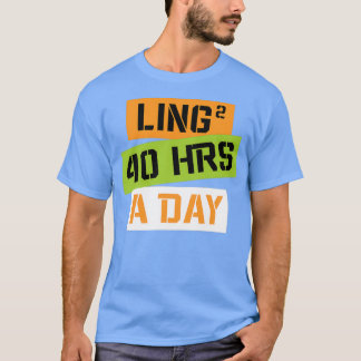 Ling Ling 40 Stunden am Tag zweiwöchige Violine T-Shirt