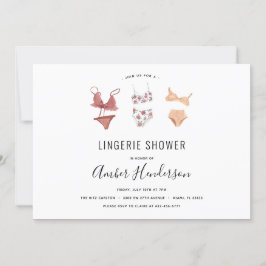 Lingerie-Dusche Einladung