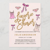 Lingerie-Dusche //JUNGGESELINNEN-ABSCHIED-Einladun