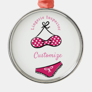 Lingerie Inspector Thunder_Cove Ornament Aus Metall