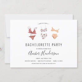 Lingerie Junggeselinnen-Abschied Einladung