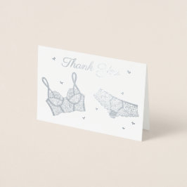 Lingerie Party Brautparty Foto Vielen Dank Folienkarte