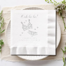 Lingerie Party Brautparty Junggeselinnen-Abschied Servietten Mit Folie