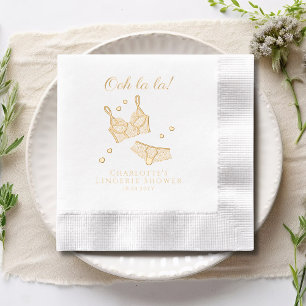 Lingerie Party Brautparty Junggeselinnen-Abschied Servietten Mit Folie