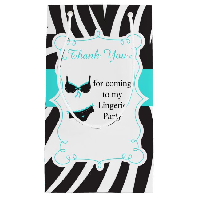 Lingerie Party Vielen Dank Kleine Geschenktüte (Vorderseite)