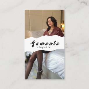 Lingerie-Visitenkarte Visitenkarte