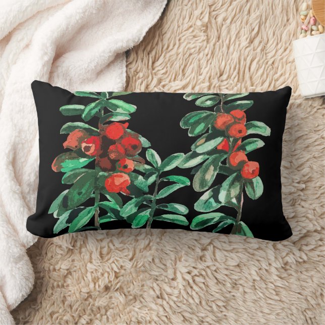 Lingonbeere Lendenkissen (Decke)