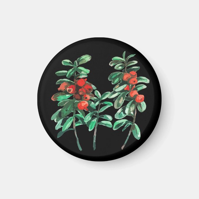 Lingonbeere Magnet (Vorne)