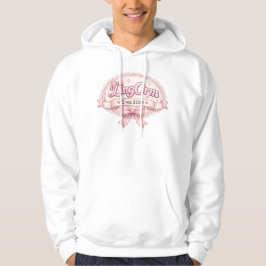 LingOrm Since 2024 Coquette Ribbon Badge Hoodie