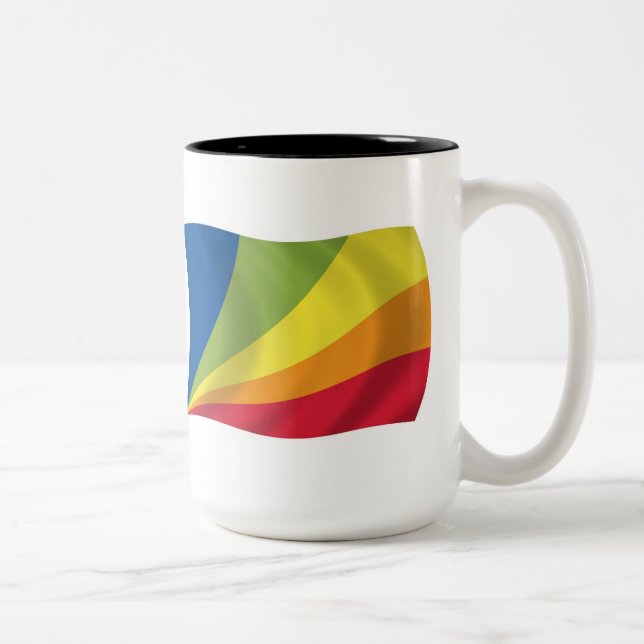 Lingua Franca Nova Flag Tasse (Rechts)
