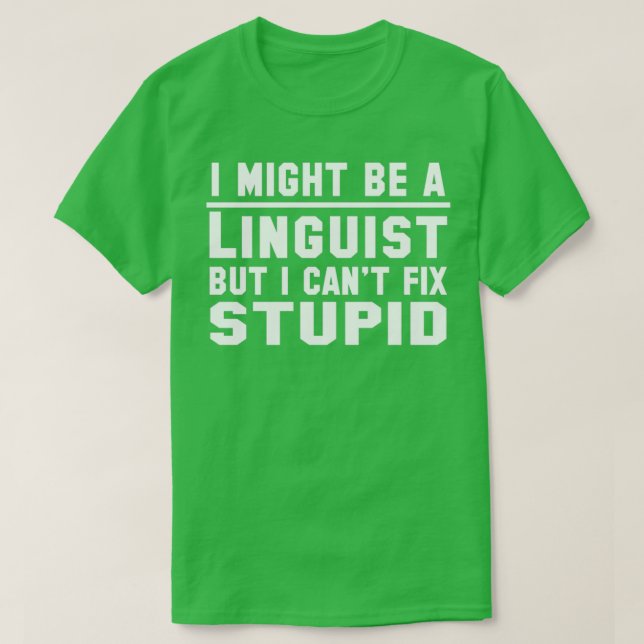 Linguist T-Shirt (Design vorne)