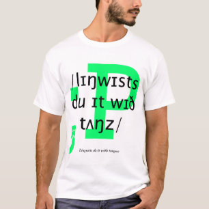 Linguisten tun es mit den Zungen T-Shirt