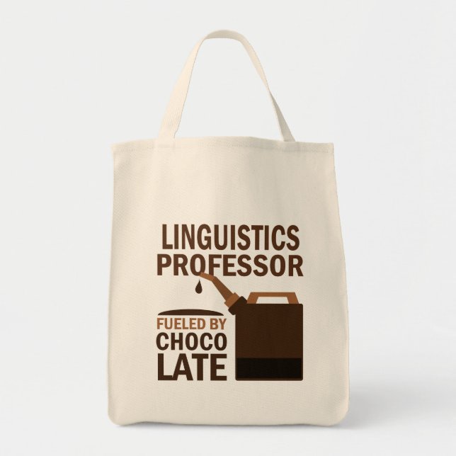Linguistik-Professor (lustiges) Geschenk Tragetasche (Vorne)