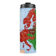 Linguistische Karte Tee-Europas